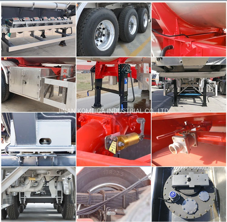 New 2/3/4 Axles 40000 42000 45000 Liters 40 45cbm Diesel Aluminum Carbon Steel Fuel Tanker/ Oil Tank / Semi Trailer Price for Sale