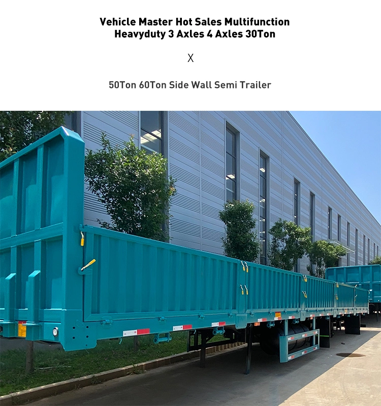 Vehicle Master New Sidewall Fence Semi Trailer Transportation Special Semi Trailer