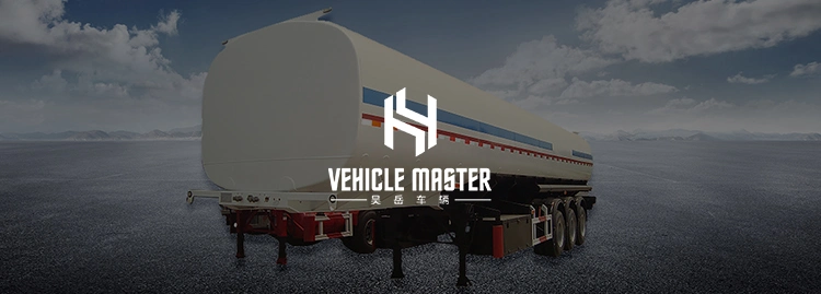 Vehicle Master 3 Axle 55cbm Diesel Fuel Trailer Water Tanker Semi Truck Trailer for Sale