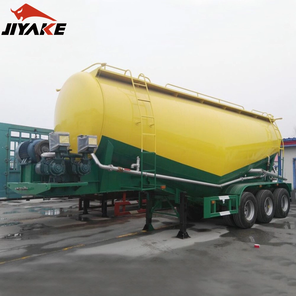 Jiyake 50cbm Professional Bulk Cement Dry Powder Special Tank Truck Semi Trailer