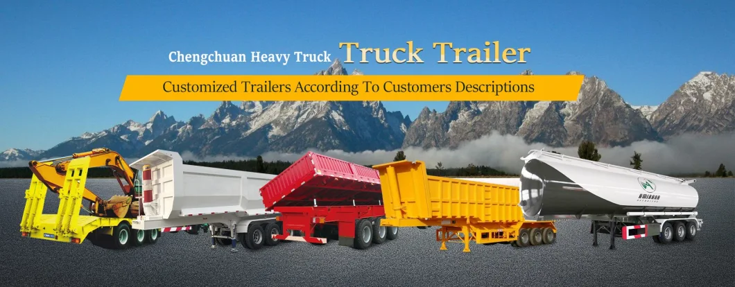 Brand New 6 Axles Special Made Flexible Low Bed Semi-Trailer 150-200 Tons Payload