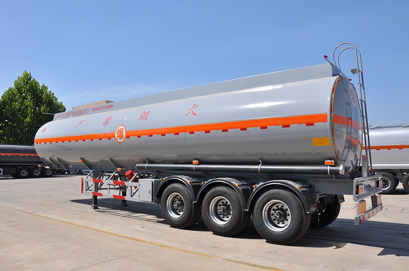 3 Axle 30-55cbm Gasoline Oil LPG Gas Transport Tank Trailer Diesel Fuel Trailer Water Tanker Semi Truck Trailer