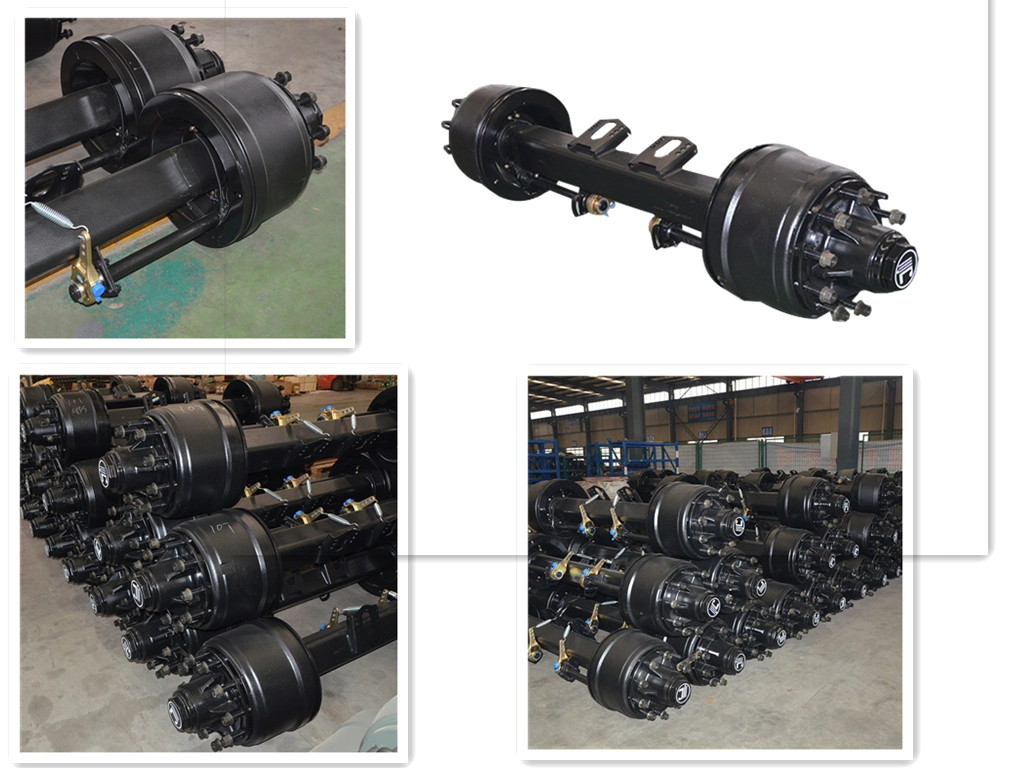 Hydraulic Brake BPW Trailer Axle Trailer Part Truck Axle Parts Trailer Axle BPW Axle for Sale