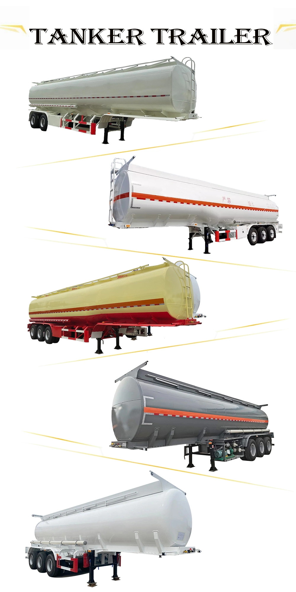 Spot Discount -Tri Axles Carbon Stainless Aluminum Alloy Steel Crude Oil Petroluem Diesel Liquid Acid Bitumen Asphalt Transport Tank Tanker Semi Truck Trailer