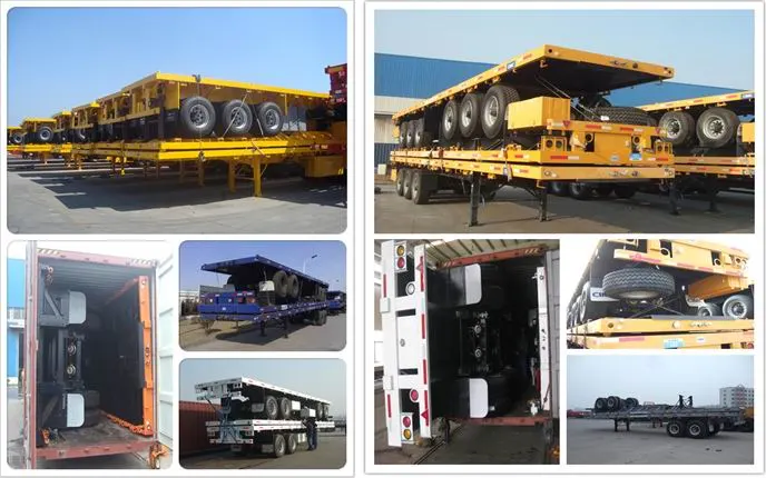 3axles Heavy Duty Customized Skeleton Semi Trailer