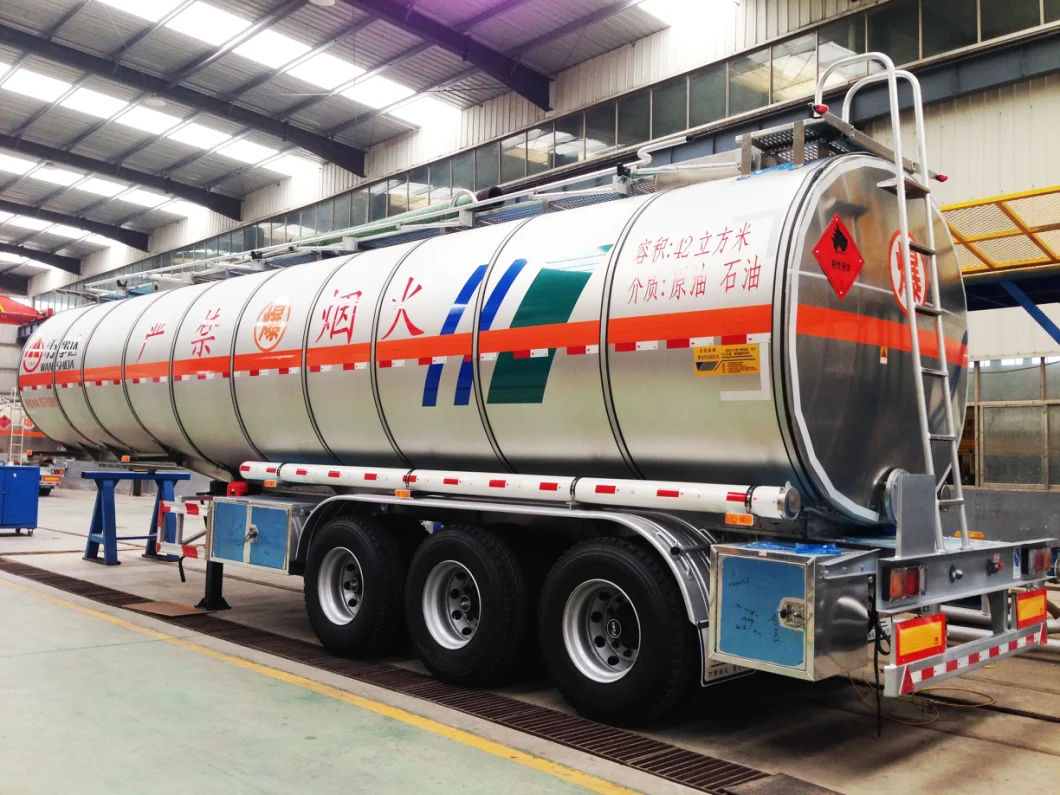 44 Cubic Meters Water Tanker Petroleum Tanker Trailers Fuel Tank Semi Trailer Gas Truck Trailer